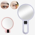 thumbnail image 3 of Makeup Mirror,Mirror Handle Portable Handheld Mirror Handle Mirror Pedestal Makeup Hand Mirror Pedestal 10x/15x Handheld Mirror Portable Hand Mirror Dsfen Mirror Eryue 10x/15x Huiop, 3 of 6