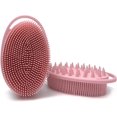 thumbnail image 5 of Silicone Body Brush, Exfoliating Body Scrubber, Silicone Body Scrubber Loofah, Silicone Bath Brush, Soft Exfoliating Body Bath Shower Scrubber Brush for Kids and Adults All Kinds of Skin (Pink), 5 of 5