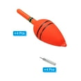 thumbnail image 3 of Uxcell 0.5oz Lighted Fishing Slip Bobbers EVA Light Up in Red Fishing Float with Battery 4 Pack, 3 of 5