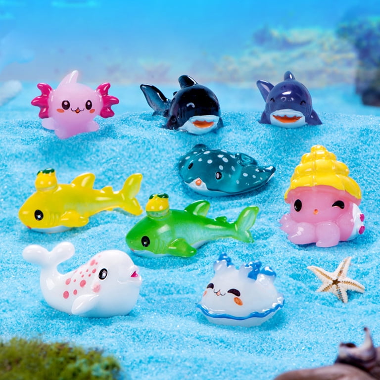 fish tank themed accessories SLOCME Aquarium Ornaments Resin Castle Decorations AWXZOM Fish Tank Decorations (fish