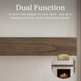 thumbnail image 2 of Mantels Direct Dakota 48" Pine Wood Fireplace Mantel Shelf - Mocha, 2 of 6