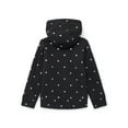 thumbnail image 2 of Wonder Nation Girls Kids Tough Fully Lined Zip Hoodie Jacket, Sizes 4-18 & Plus, 2 of 3