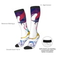 thumbnail image 4 of KLL Colorful Bulldog Print Cool Socks Men's Women's Crew Socks Funny Crazy Novelty Stockings, 4 of 6