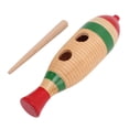 thumbnail image 4 of Wood Guiro,  Elasticity Fish Shaped Guiros Fine Polishing Lightweight With Stick For Hearing Development For Movement Training, 4 of 8
