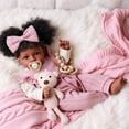 thumbnail image 3 of Muñeca Reborn BABESIDE Relike Black de 50 cm con kit de alimentación, 3 of 9