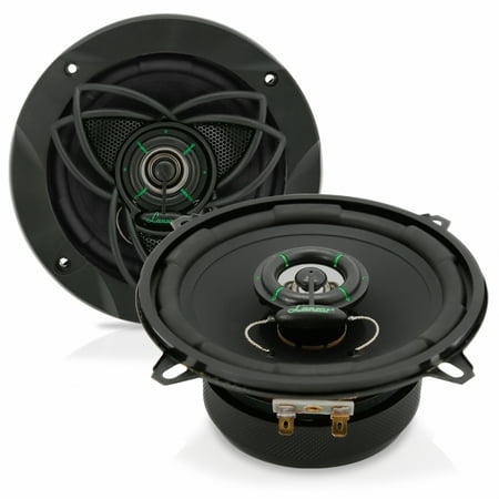 LANZAR VX520 - 5.25 -In Car Stereo Speaker Pair - Universal OEM Replacement 2-Way Pro Audio Component Speakers (120 Watt MAX)