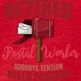 thumbnail image 3 of CafePress - Retired Postal Worker Funny Postman Hello T Shirt - Mens Football Shirt, 3 of 4