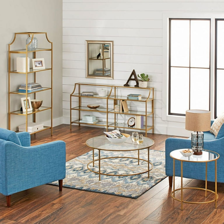 Better Homes Gardens Nola Console Table Gold Finish