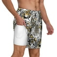thumbnail image 3 of Balery Tulips Flowers Mens Swim Trunks Swim Shorts for Men Quick Dry Inseam Beach Shorts with Compression Liner Pocket-Large, 3 of 9