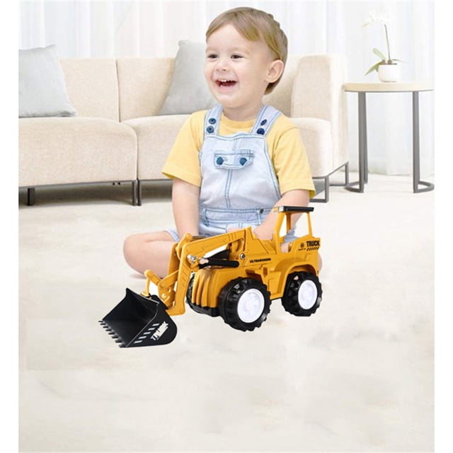 Electric Universal Engineering Vehicle Model Excavator With Light And Music Birthday Gifts For Kids