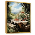 thumbnail image 2 of Designart "Harmonious Farmhouse Picnic I" Meals & Picnics Floater Framed Canvas Art Print, 2 of 5