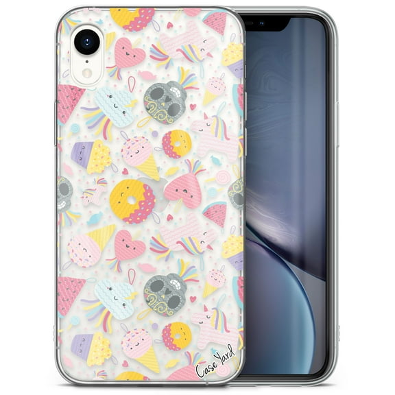 Case Yard iPhone-XR Case Clear Soft & Flexible TPU Ultra Low Profile Slim Fit Thin Shockproof Transparent Bumper Protective Cover Drop Protective Cell Phone Cases (Pinata)