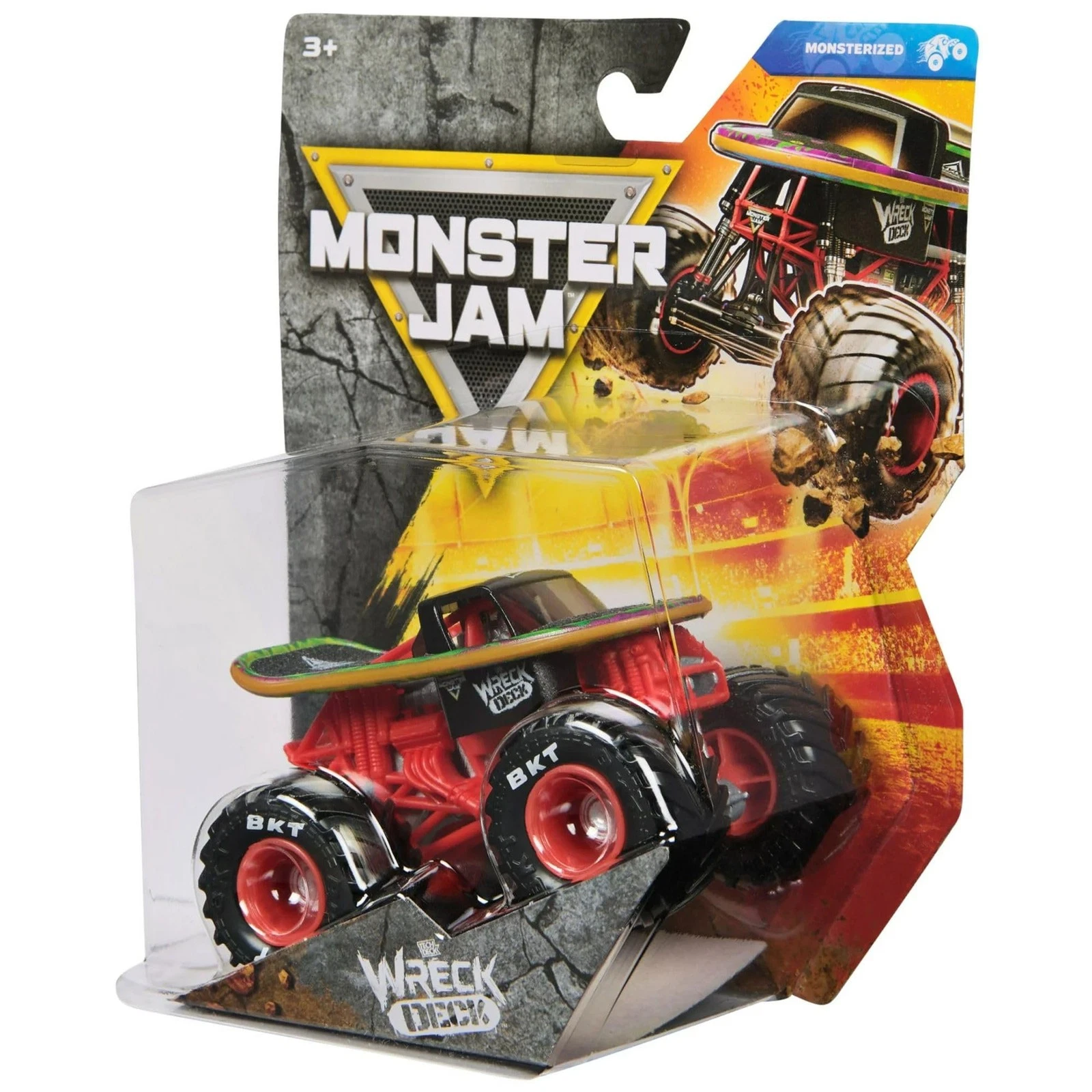 Monster Jam 1:64 Tech Deck Wreck Deck Die-Cast Monster Truck Series 45 (2026)