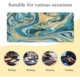 thumbnail image 2 of Gaming Mouse Pad with Stitched Edges,Abstract Colorful Topographic Desk Mat, Extended XL Mousepad with Anti-Slip Base, Cool Desk Pad for Keyboard and Mouse,35.4''''×15.7'''', 2 of 6