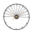 thumbnail image 3 of Reloj de Pared Macarena Reloj Silencioso de Moda Decoración D Negro, 3 of 8