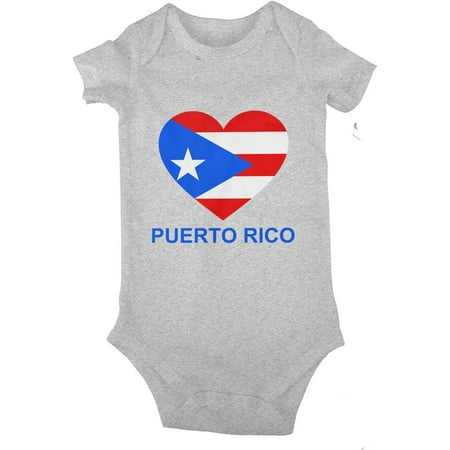 

Love Puerto Rico Baby Jersey Bodysuit Romper Jumpsuit Short Sleeve T-Shirt Playsuit