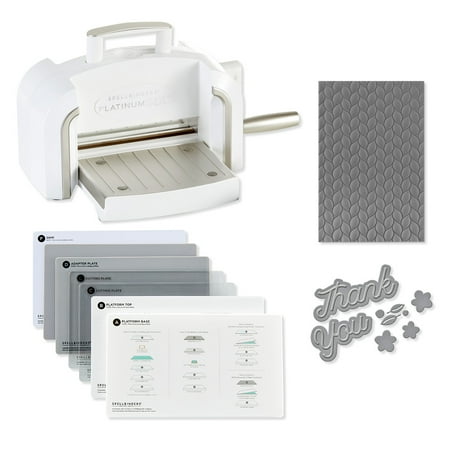 Spellbinders Platinum 6.0 Die Cutting & Emboss Machine plus exclusive die set and embossing folder