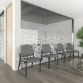thumbnail image 2 of Boss Office Products Armless Vinyl & Steel Guest Chair, 300-lb. Capacity, Gray/Black, 2 of 9