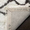 thumbnail image 4 of SAFAVIEH Toronto Miah Abstract Polyester Shag Area Rug, Ivory/Dark Grey, 8' x 10', 4 of 5