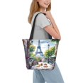 thumbnail image 2 of Balery Parisian Cafe With Eiffel Bolsa de Hombro con Diseño, Bolsa Grande y Duradera, Bolsa Versátil para Compras, 2 of 6