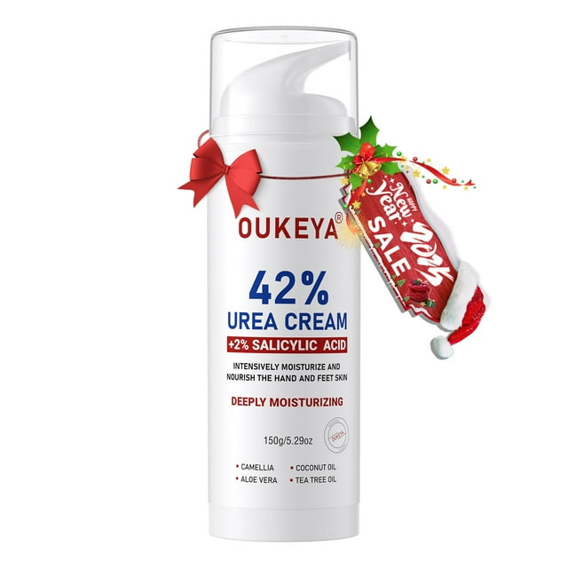 Crema OUKEYA Urea 42% con ácido salicílico 2% para piel agrietada