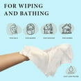 thumbnail image 4 of Disposable Dry Wipes, 100 Pack – Ultra Soft Non-Moistened Cleansing Cloths for Adults, Incontinence, Baby Care, Makeup Removal – 9.5" x 13.5" - Hospital Grade, Durable, 4 of 7