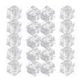 thumbnail image 3 of 50pcs Fake Ice Cubes Clear Acrylic Ice Cubes Reusable Fake Ice Photography Props, 3 of 6