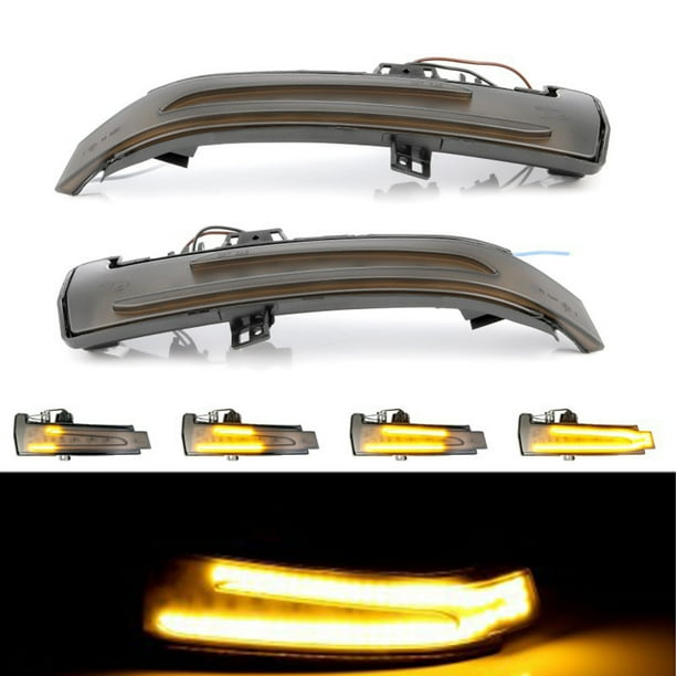 GWONG 2Pcs Dynamic Sequential Turn Signals Mirror Lights for Mercedes