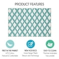 thumbnail image 3 of 2 x 3 Foot Heavy Duty Low Pile Area Rug - Ultra-Thin Non Slip Area Rug - Washable Cotton Indoor Rug for Front Door Foyer Rug for Entryway, 3 of 7