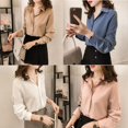 thumbnail image 5 of SALE Brand Solid Color Women's Shirt Spring Lady Long Sleeve Blouse Casual Large Size Loose Blouses Lady Tops, 5 of 5