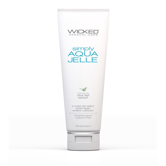 Wicked Sensual Care Simply Aqua Water Based Lubricant - 4 oz
