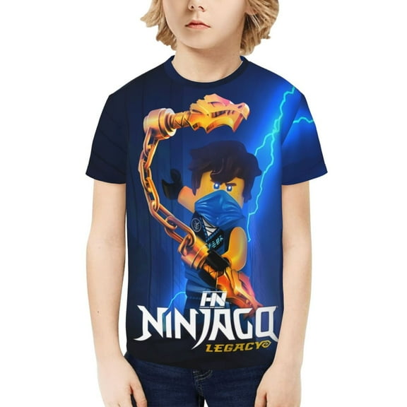 Ninjago Kids T-Shirt 3d Printed Graphic T-Shirts Boys And Girls Short Sleeve Shirts For Youth Kids X-Small