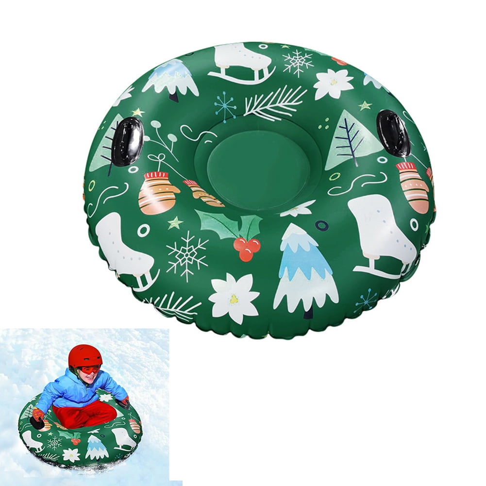 Snow Tube Inflatable PVC Outdoor Sports Adults Kids Ski Circle Portable