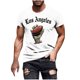 thumbnail image 3 of Tops para hombre, blusas y camisas de manga corta con cuello redondo para hombre, jersey informal con cuello redondo estampado para hombre, pantalones cortos deportivos para fitness, blusa de poliéste, 3 of 5
