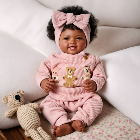 BABESIDE 20 Inch Reborn Dolls Newborn Dolls Handmade Toddler Dolls with Soft Cloth Body for Kids Age 3 