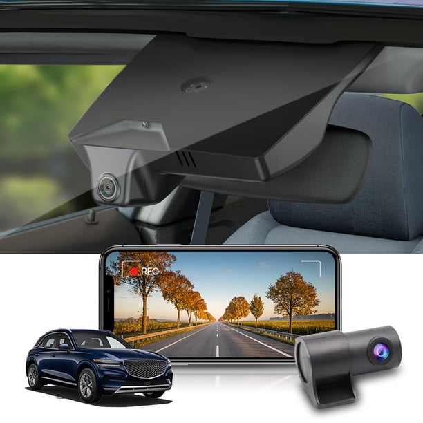 Cámara de salpicadero FITCAMX delantera 4K+trasera 1080P para Genesis GV70, 2026