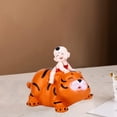 thumbnail image 4 of colección de alcancía, juguete para niños, año del tigre, monedero, decoración, caja de ahorro para 2022, año Nuevo, niños, adultos, ahorro de chico naranja Sunnimix Hucha Tigres Pequeños, 4 of 8