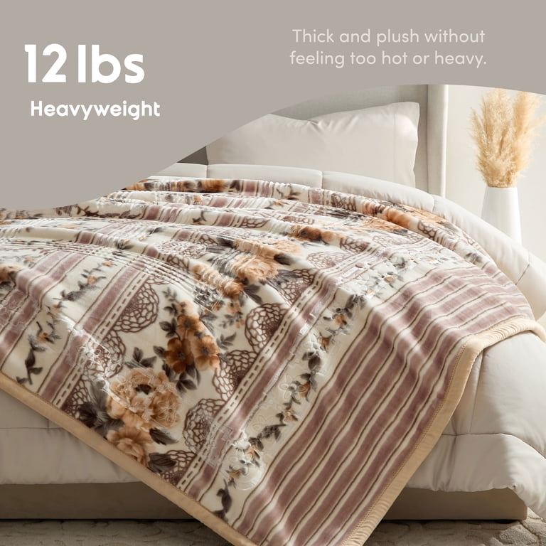 Lammaloe King Size Fleece Blanket, 12 lbs, Reversible photo 6