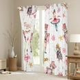 thumbnail image 3 of Feelyou Kawaii Pink Nutcracker Curtains Pack of 2 (42x84 Each), Christmas Princess Bowknot Curtains Blackout, Teen Kid Child Bedroom Curtains, Window Curtains Room Decor, 3 of 6