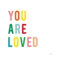 thumbnail image 2 of Kelle, Ann 12x12 White Modern Wood Framed Museum Art Print Titled - You are Loved, 2 of 4