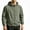 Army Green, variant on Men's Waterproof Hooded Utility Softshell Jacket with Zip Pockets for Work Black 2XL
