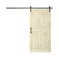 thumbnail image 6 of K Series 42in. x 84in. Knotty Wood Unfinished Sliding Barn Door With Hardware Kit, 6 of 10
