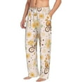 thumbnail image 2 of Uemuo Cute Bee Gnome Pattern Men's Wide Leg Palazzo Lounge Pants with Pockets Light Weight Loose Comfy Casual Pajama Pants-X-Large, 2 of 9