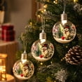 thumbnail image 6 of Qwtwty Glowing Christmas Story Ornament, Shatterproof Mini Clear Christmas Themed Hanging Pendants for Xmas Tree Holiday Party Decor, 6 of 7