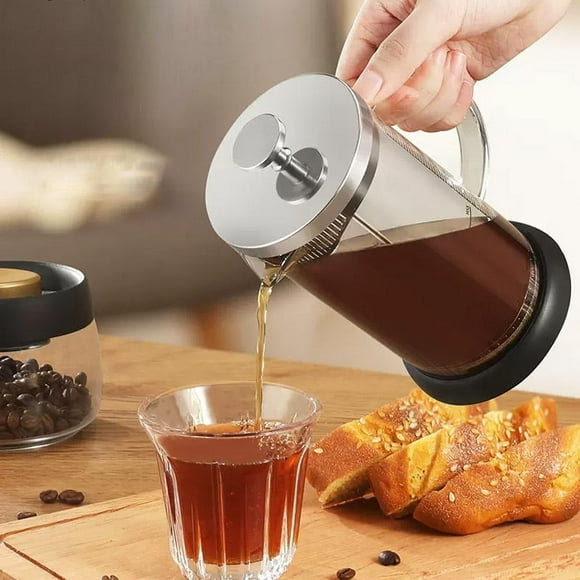 350ml/600ml Glass Hand Pump Milk Frother With Handle And Scale