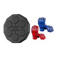 thumbnail image 1 of Almohadilla de boxeo para máquina de boxeo con guantes de boxeo, ligera, fácil de instalar, objetivo de pared de boxeo electrónico, objetivo de pared Rojo y azul, 1 of 8