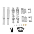 thumbnail image 4 of Amortiguador RC con juego de varillas de tracción, amortiguadores rellenos de aceite, kit de actualización profesional para bricolaje para camiones RC Plata, 4 of 8
