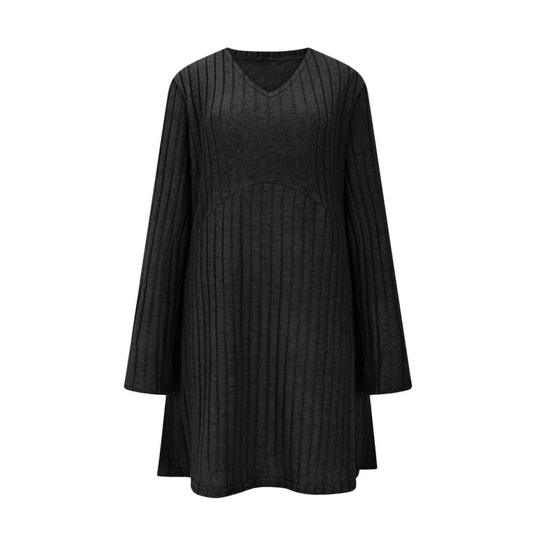 Women's Casual Dresses, Long Sleeve Dress For Women Crew Neck Waist Tunic Dress Knitted Stripe Vintage Dresses Trend 2025 Fall Winter Dresses - Walmart.com Women's Casual Dresses, Long Sleeve Dress For Women Crew Neck Waist Tunic Dress Knitted Stripe Vintage Dresses Trend 2025 Fall Winter Dresses - Walmart.com