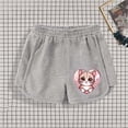 thumbnail image 4 of Amidoa Cotton Girls Shorts Elastic Waist Comfort Waist Summer Shorts Casual Shorts,Pink,1-2 Years, 4 of 6