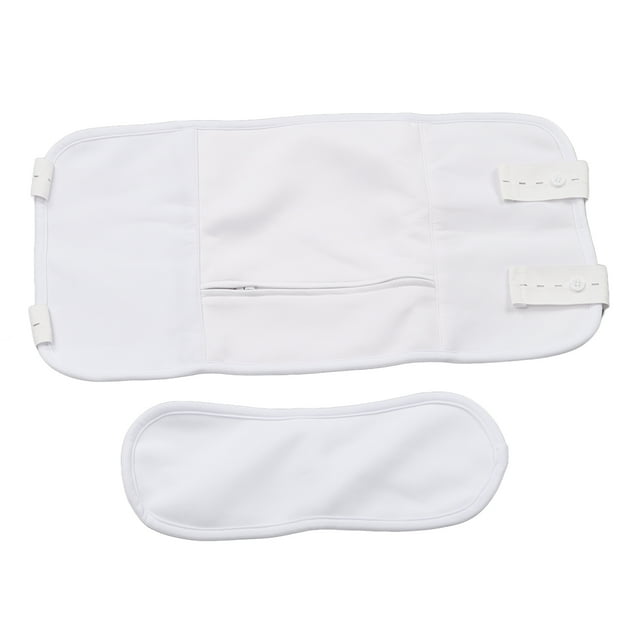 Riñonera de aceite de ricino paquete de envoltura de aceite de ricino reutilizable ajustable lavable blanco ajustado para drenaje intestinal ANGGREK Otros